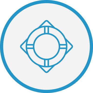 Güvenlik Hattı Mavi Çember