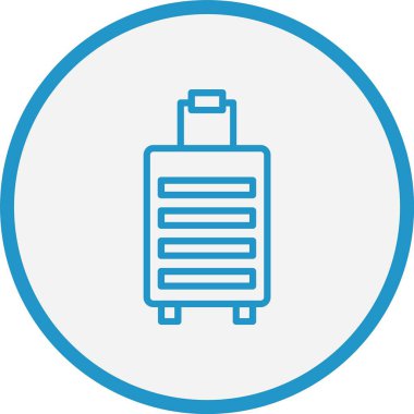 Çanta Çizgisi Mavi Çember