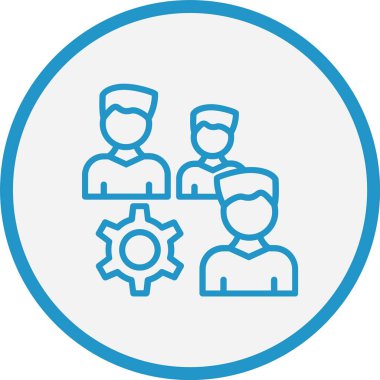 Takım Çizgisi Mavi Çember