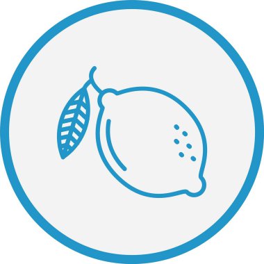 Limon Çizgisi Mavi Çember