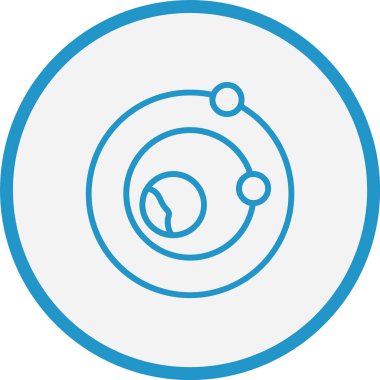 Yörünge Çizgisi Mavi Çember