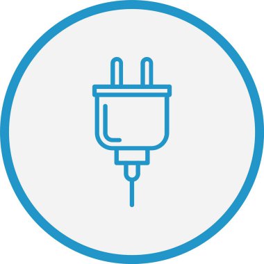 Güç Fiş Hattı Mavi Çember