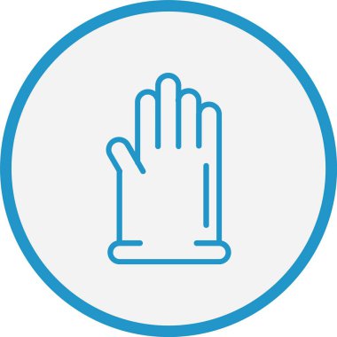 Eldiven Çizgisi Mavi Çember