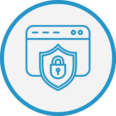 İnternet Güvenlik Hattı Mavi Çember