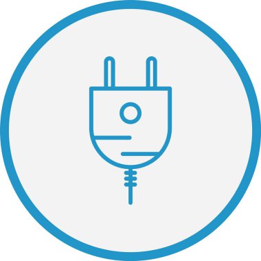 Güç Fiş Hattı Mavi Çember