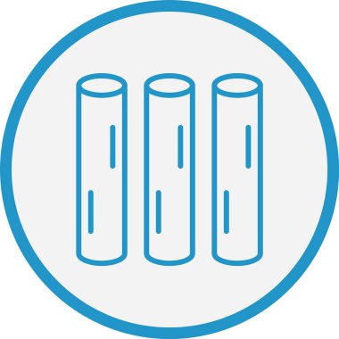 Tebeşir Çizgisi Mavi Çember