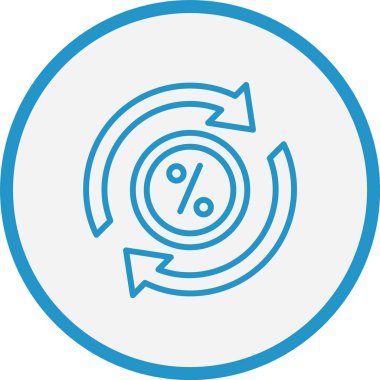 Değişim Oranı Mavi Çember