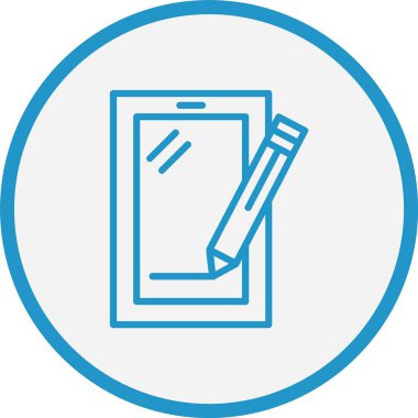 Ipad Çizgisi Mavi Çember