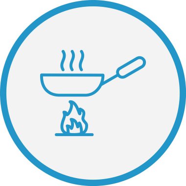 Pan Çizgisi Mavi Çember