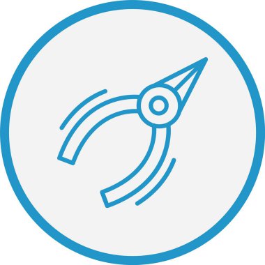 Pense Çizgisi Mavi Çember