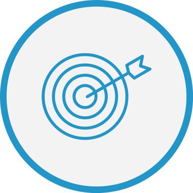 Doğruluk Çizgisi Mavi Çember