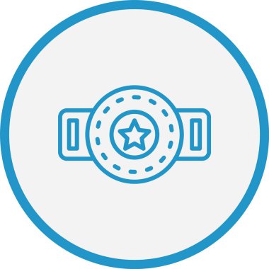 Şampiyon Kemer Çizgisi Mavi Çember