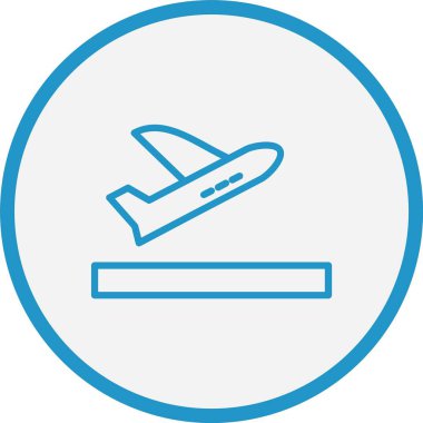 Ayrılış Çizgisi Mavi Çember