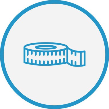 Ölçüm Çizgisi Mavi Çember