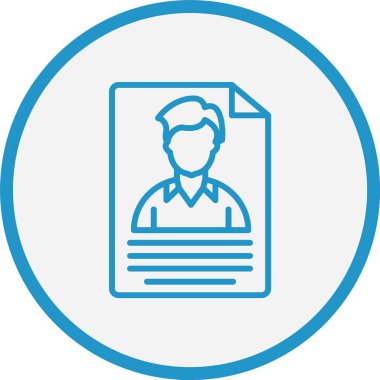 Aday Satırı Mavi Çember