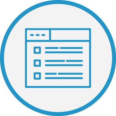 Besleme Çizgisi Mavi Çember