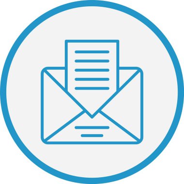 Harf Satırı Mavi Çember