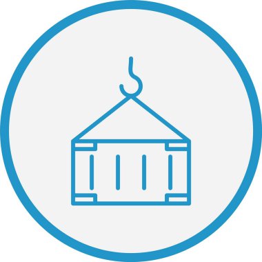 Konteynır Çizgisi Mavi Çember