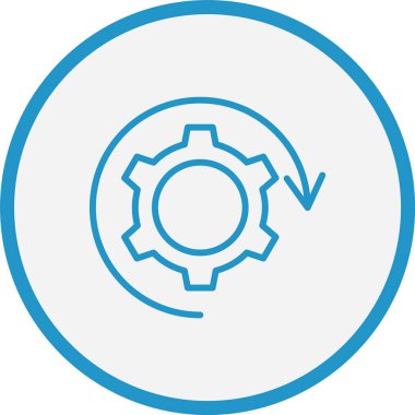 Mekanik Hat Mavi Çember