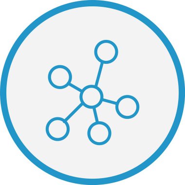 Ağ Çizgisi Mavi Çember