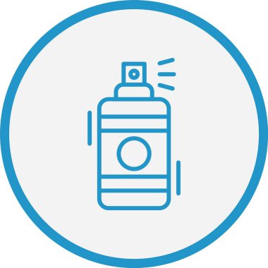 Püskürtme Çizgisi Mavi Çember