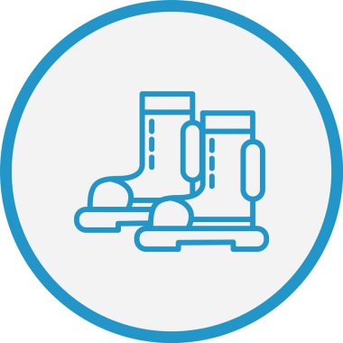 Astronot Çizmeleri Mavi Çember