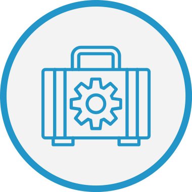 Evrak çantası Mavi Çember