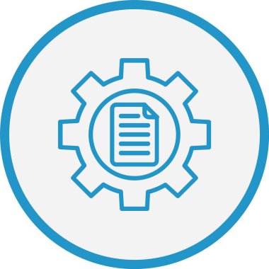 Cms Çizgisi Mavi Çember