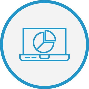 Pie Cart Hattı Mavi Çember