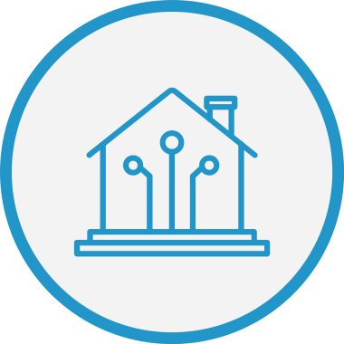 Akıllı Ev Satırı Mavi Çember