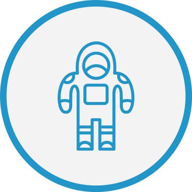 Astronot Takım Elbisesi Mavi Çember