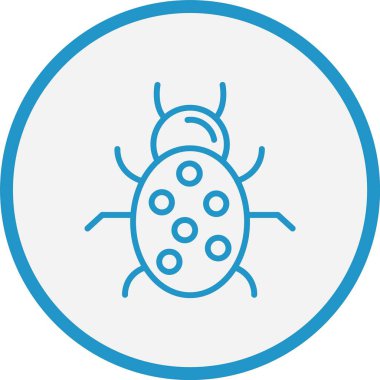 Hata Çizgisi Mavi Çember