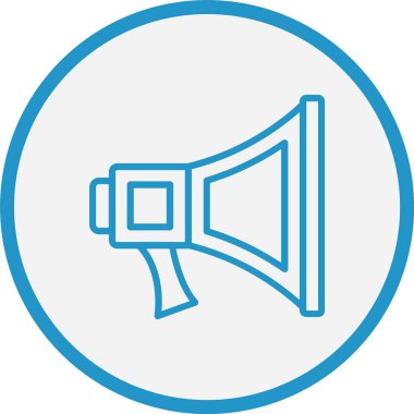 Megafon Hat Mavi Çember