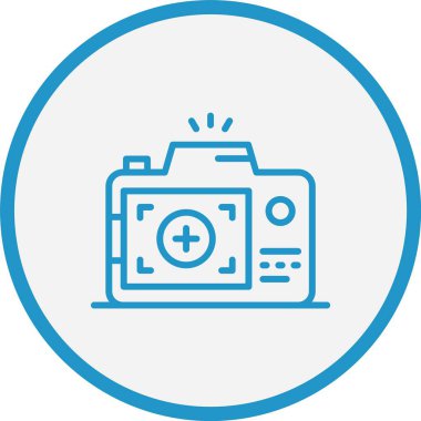 Fotoğraf Filmi Çizgisi Mavi Çember