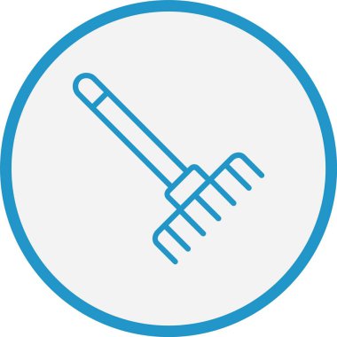 Tırmık Çizgisi Mavi Çember