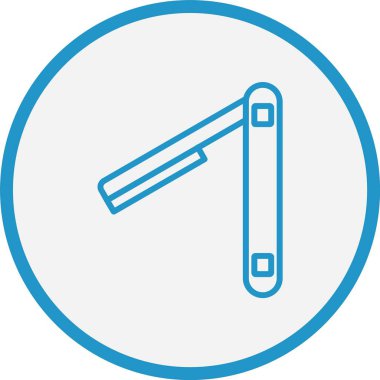 Ustura Çizgisi Mavi Çember