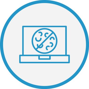 Anti Virüs Hattı Mavi Çember