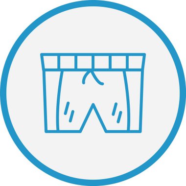 Futbol Kısa Çizgisi Mavi Çember