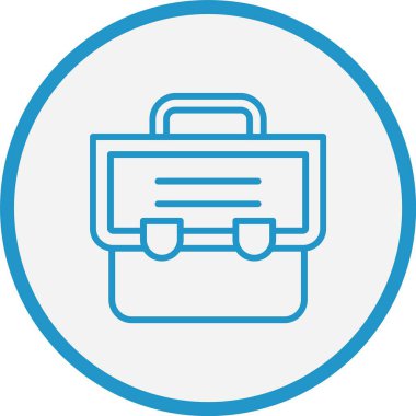 Çanta Çizgisi Mavi Çember