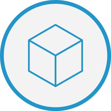 Küp Çizgisi Mavi Çember