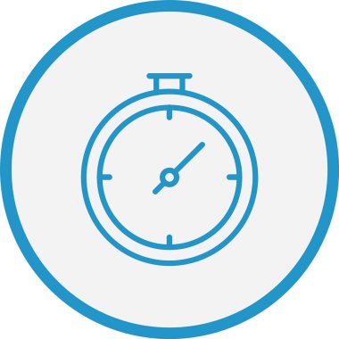 Zamanlayıcı Çizgisi Mavi Çember