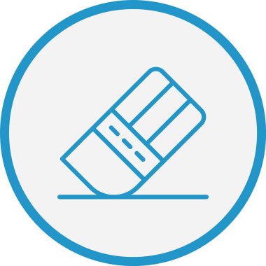 Silgi Satırı Mavi Çember