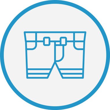 Futbol Kısa Çizgisi Mavi Çember