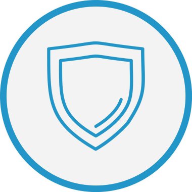 Kalkan Çizgisi Mavi Çember