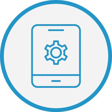 Ipad Çizgisi Mavi Çember