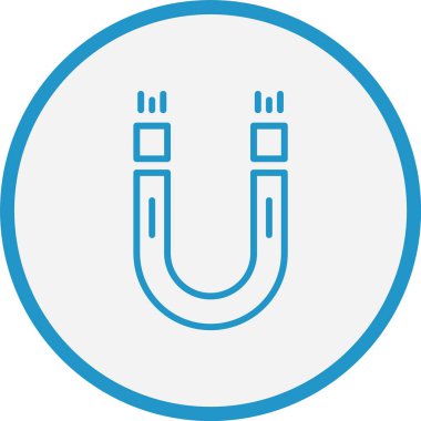 Mıknatıs Çizgisi Mavi Çember