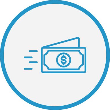 Para Çizgisi Mavi Çember