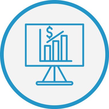 Whiteboard Çizgisi Mavi Çember