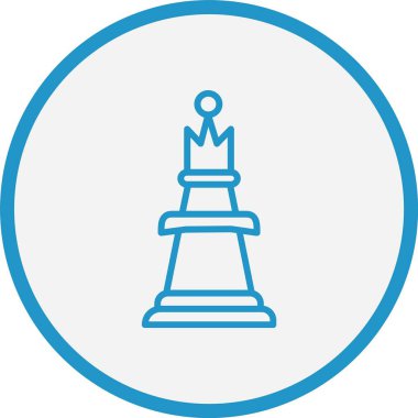 Satranç Kraliçesi Mavi Çember