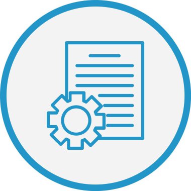 Geliştirme Çizgisi Mavi Çember